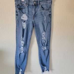 Express Jeans Ankle Legging Mid Rise